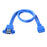 Stackable USB 3.0 Female Panel Type to Motherboard 20Pin Header Cable Dual Ports 50cm - 1
