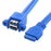 Stackable USB 3.0 Female Panel Type to Motherboard 20Pin Header Cable Dual Ports 50cm - 5