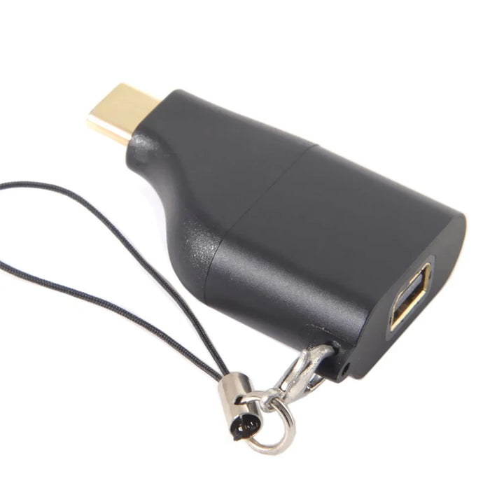 USB-C Type-C to Mini Displayport Converter Adapter 4K 2K with Chain for Tablet & Phone & Laptop - 6