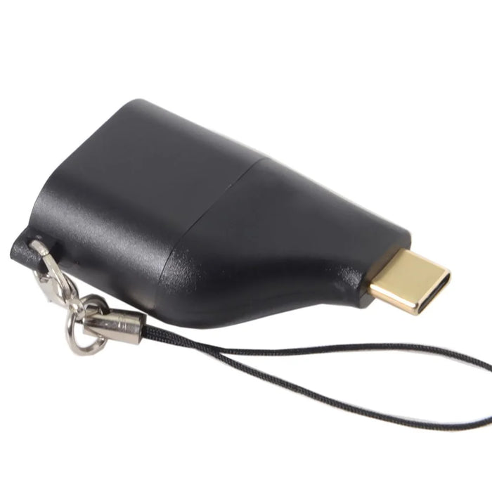 USB-C Type-C to VGA Converter Adapter 1080P with Chain for Tablet & Phone & Laptop - 7