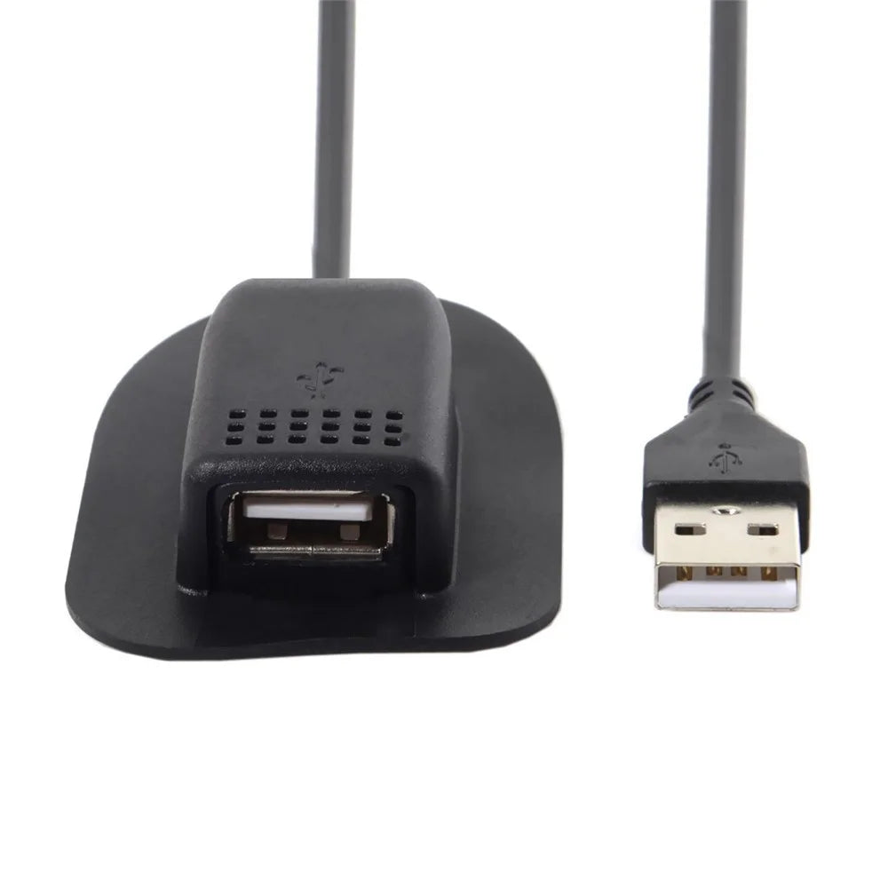 USB Male to USB Mount Female Cable Practical Convenient Outdoor Travel Camping External - 3