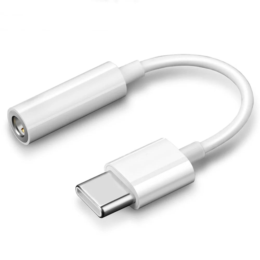 USB Type C to 3.5mm Earphone Jack Aux Audio Cable Adapter Headphone for Huawei Xiaomi Converter - 1