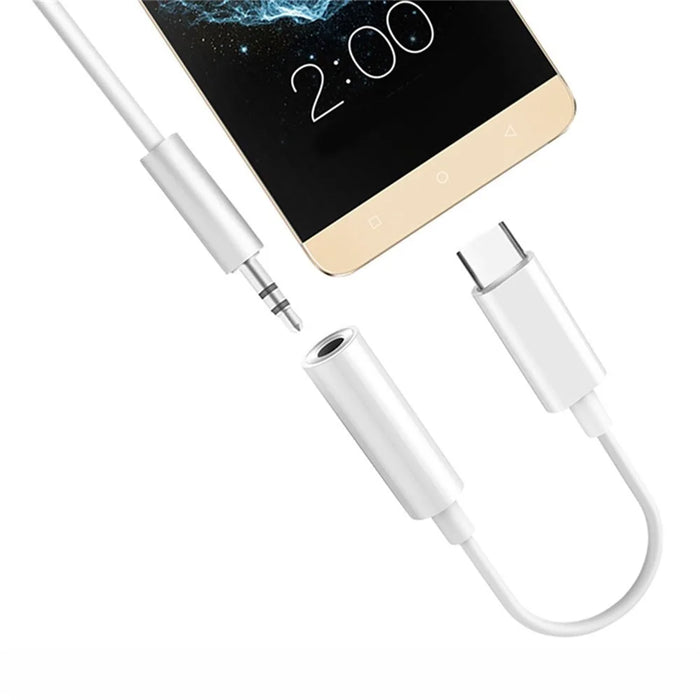 USB Type C to 3.5mm Earphone Jack Aux Audio Cable Adapter Headphone for Huawei Xiaomi Converter - 2