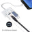 Type-C to RJ45 Ethernet OTG Adapter Wired LAN Card  Ethernet USB OTG HUB HD Video Adapter - White - 3