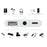 Type C to 3.5mm Headphone Jack OTG Adapter Converter USB-C to Music Audio OTG Card Reader - White - 5