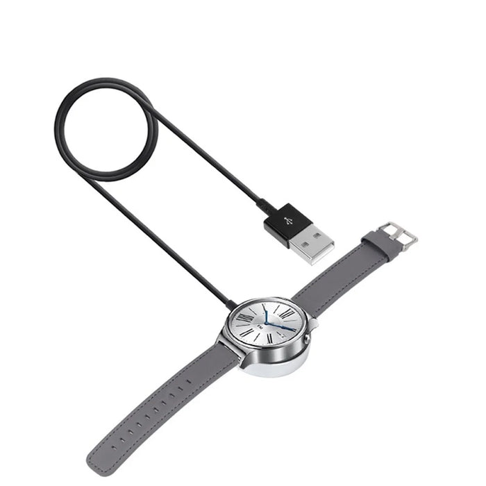 Magnetic Charging Cradle Smart Watch Charger Dock USB Cable for Huawei Watch 1 - Black - 2