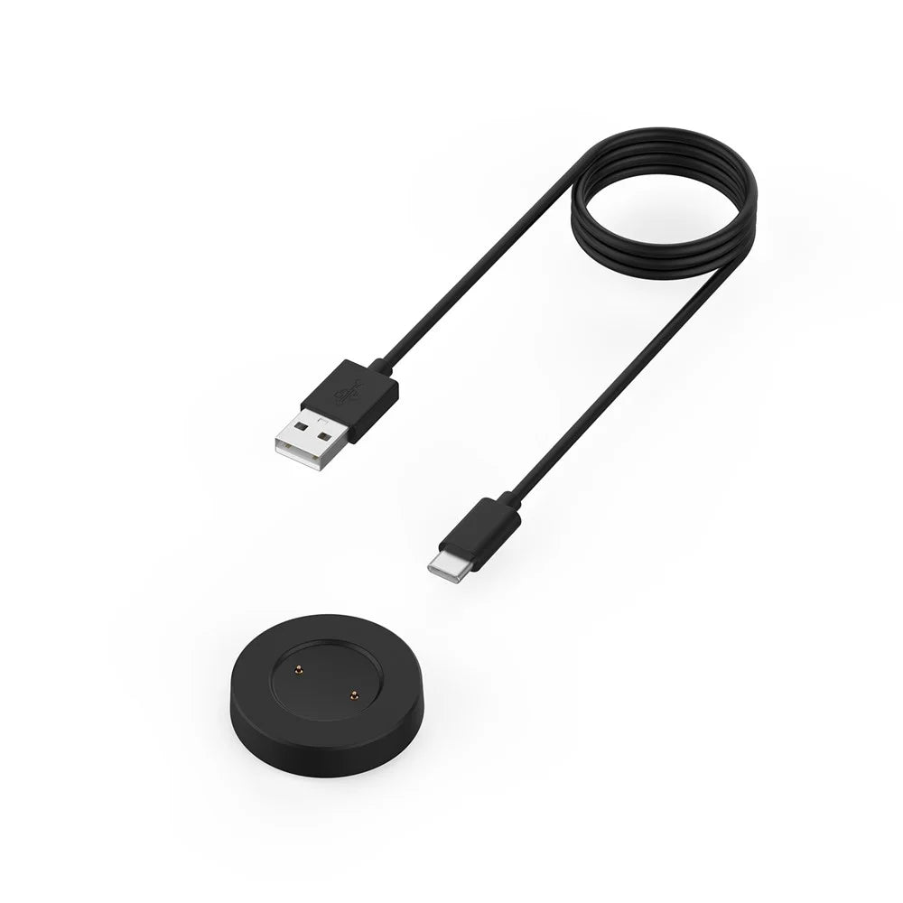 For Huawei Honor GS Pro/Watch GT Magic Magnetic 1m Charger Cable Smart Watch Charging Dock Charging Line Replacement - Black - 3