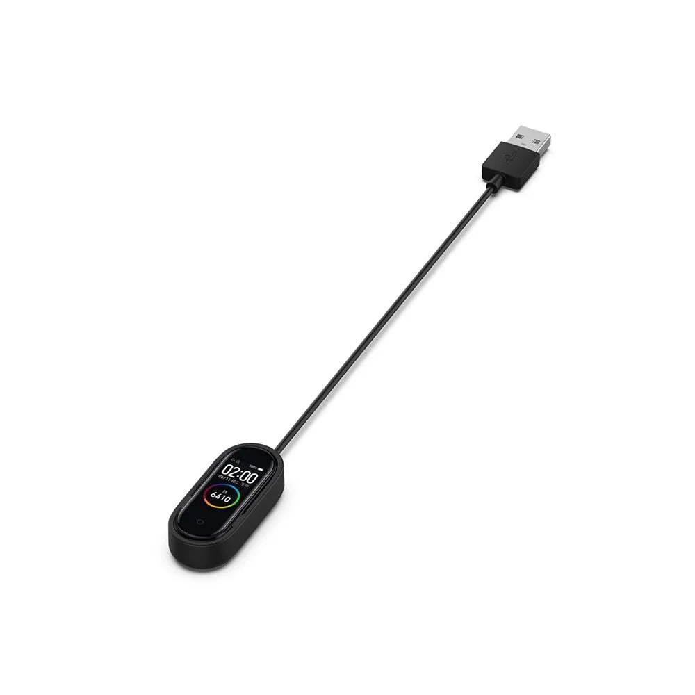1m USB Charging Line Cradle ABS Charging Cable for Xiaomi Mi Smart Band 4 - Black - 2