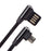 Micro USB 5pin to Left Angled 90 Degree USB 2.0 Data Cable - 7