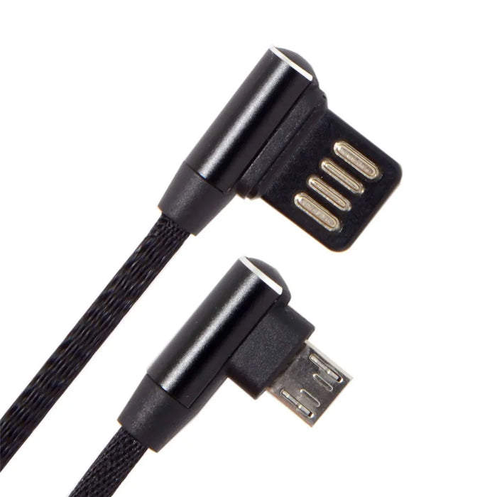 Micro USB 5pin to Left Angled 90 Degree USB 2.0 Data Cable - 7