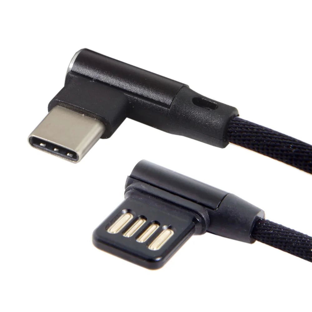 USB-C 3.1 Type-C to Left Angled 90 Degree USB 2.0 Data Cable - 6