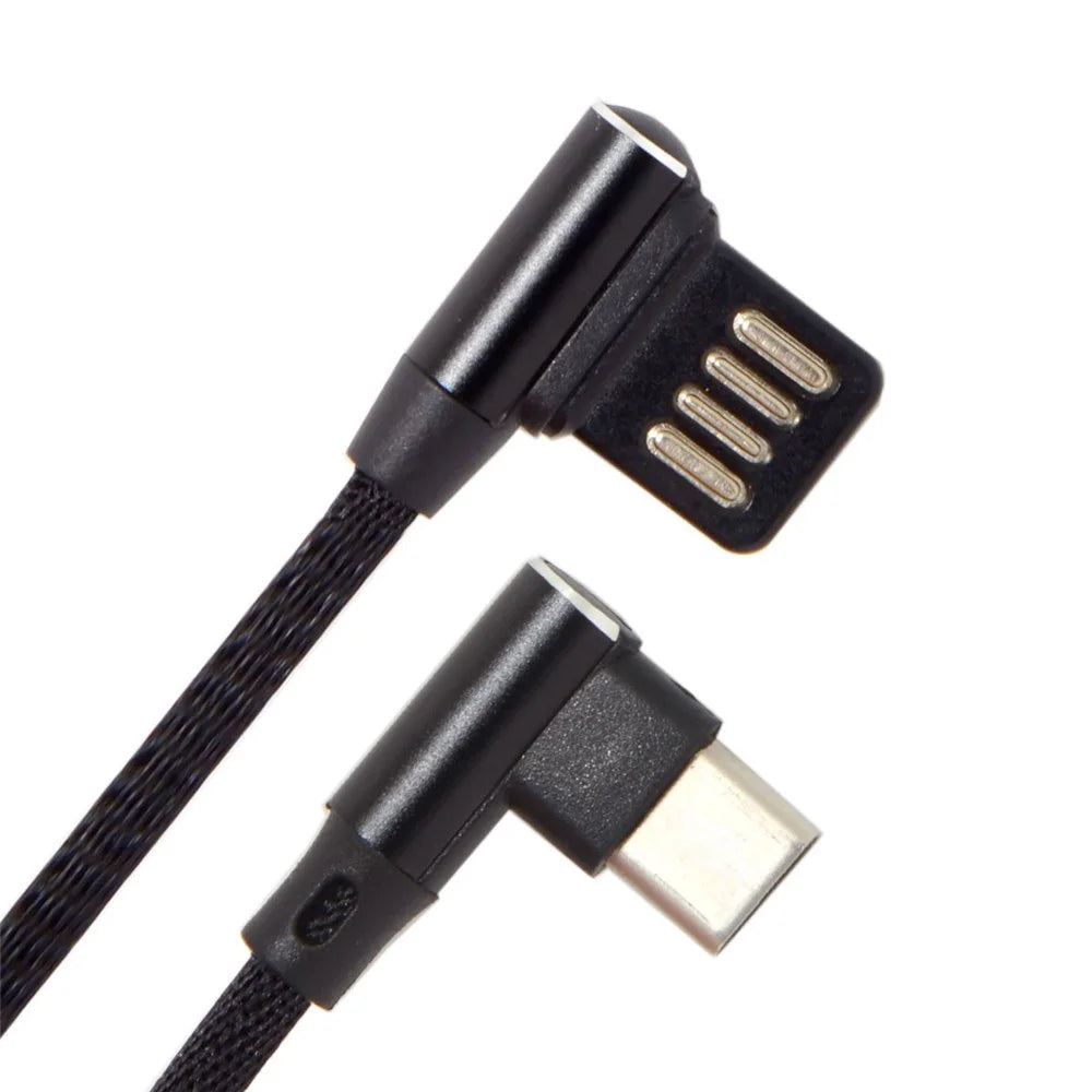USB-C 3.1 Type-C to Left Angled 90 Degree USB 2.0 Data Cable - 7