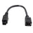 CY FW-012-BK 1394 Cable FireWire 400-to-800 Adapter Cable 6F-9M Cord 20cm - Black - 7