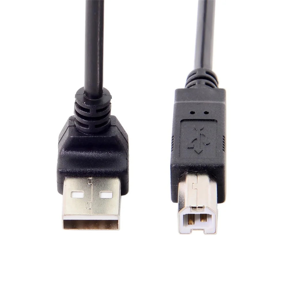 Down Angled 90 Degree USB 2.0 Male to B Type Male Cable for Printer Scanner Hard Disk - 2
