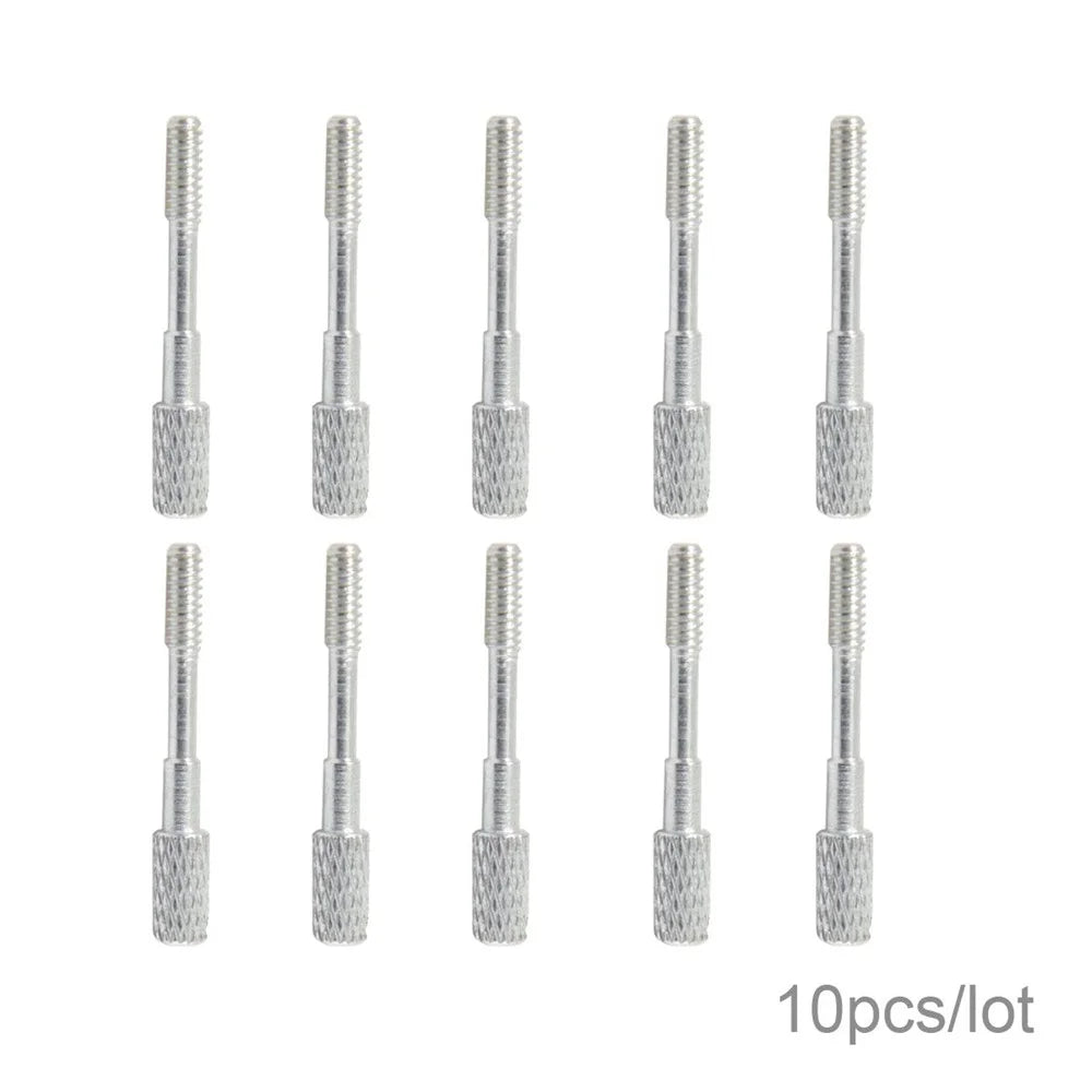 10Pcs/Lot Thumb Screws #4-40 UNC 25mm Length Stainless Steel (Type-C Male Head) for Computer Cable - 3