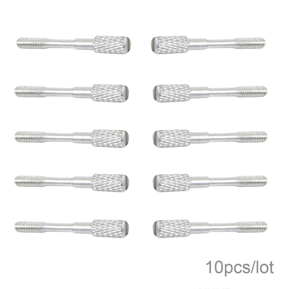 10Pcs/Lot Thumb Screws #4-40 UNC 25mm Length Stainless Steel (Type-C Male Head) for Computer Cable - 7