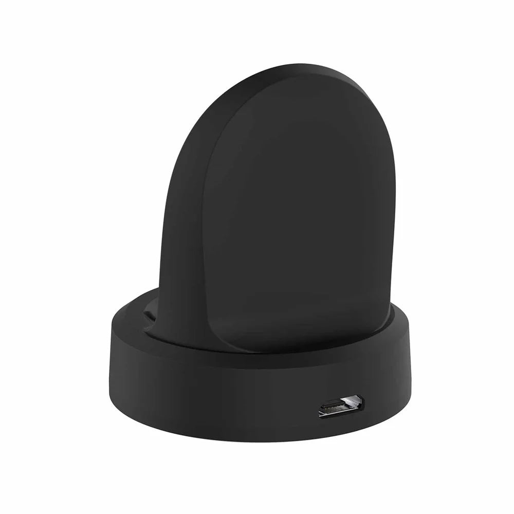 For Samsung Galaxy Watch 5 40mm 44mm / Watch 5 Pro 45mm / Watch4 Classic 46mm 42mm Charger USB Magnetic Charging Dock with Indicator - Black - 5