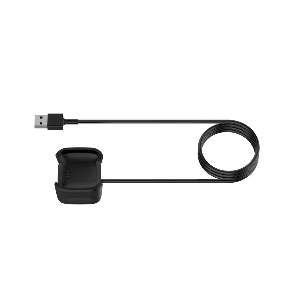 Portable Smart Watch Charger Base Dock USB Plug Charging Cable for Fitbit Versa 2 - 3