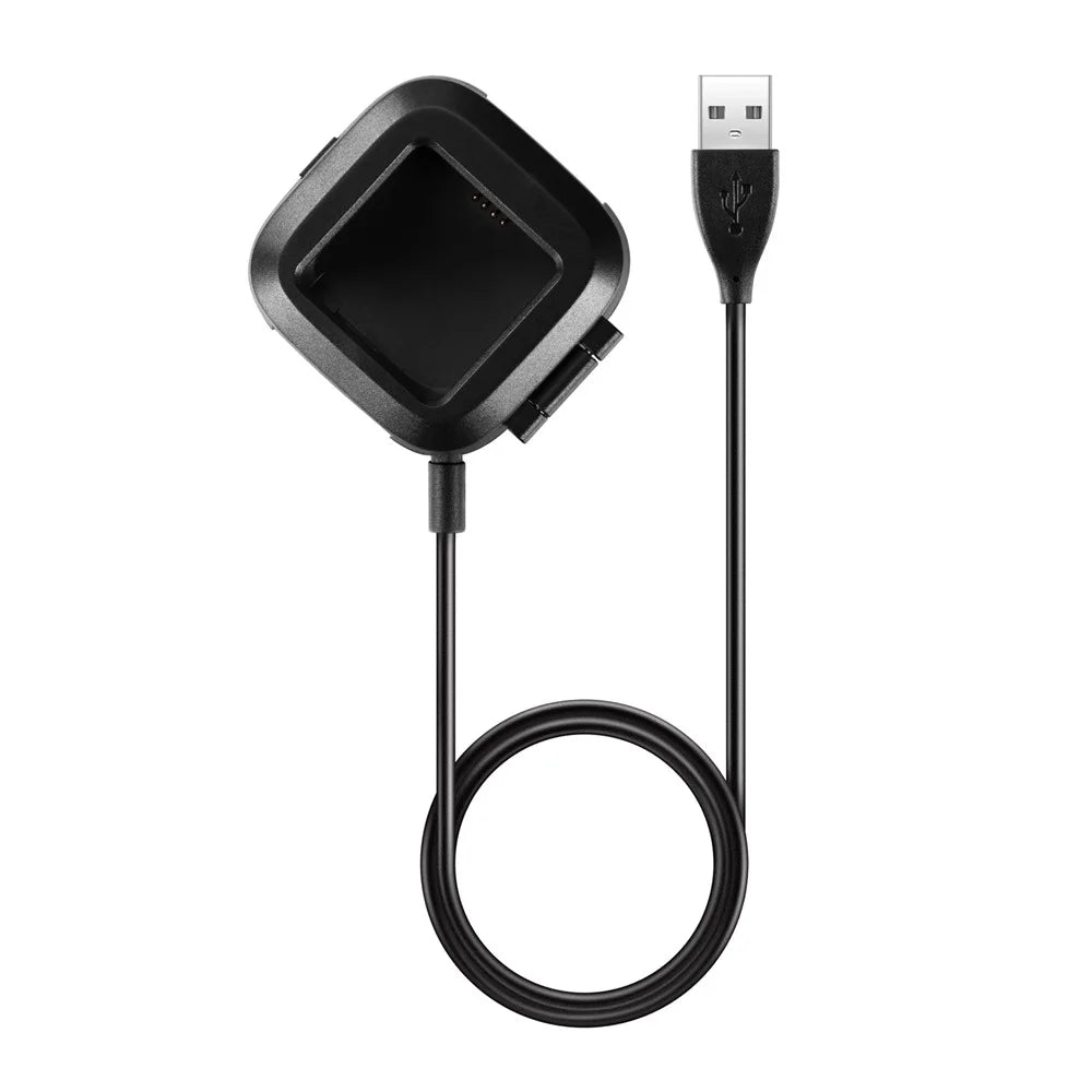 Portable USB Cable Charging Case Box Charger Cradle for Fitbit Versa 2 - 2