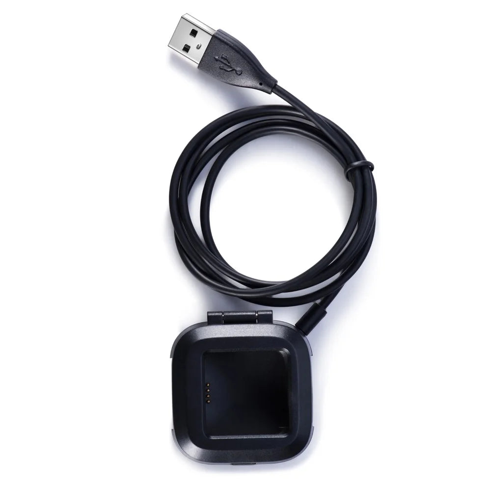Portable USB Cable Charging Case Box Charger Cradle for Fitbit Versa 2 - 4