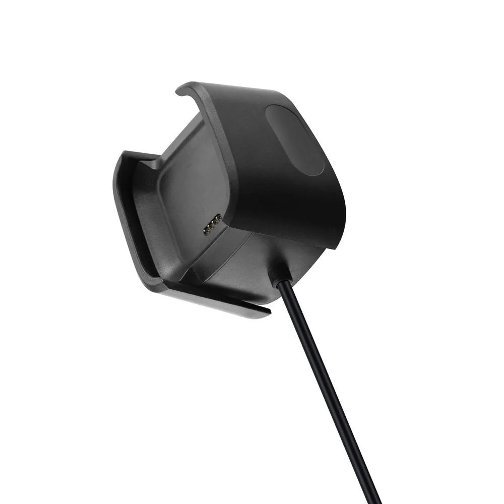 1.0M USB Charging Cable Dock Stand for Fitbit Versa 2 - Black - 5