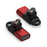 For Garmin Forerunner 255 / 255S 8-Pin Female Converter 90 Degree Elbow Charging Adapter - Red - 3