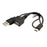 USB 3.1 Type-C to USB 2.0 Female OTG Data Cable with Extral Power - Black - 4