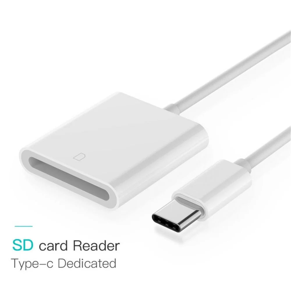 USB Type-C to for SD Card Reader Data Transmission Adapter for Phone Tablet Laptop - 5