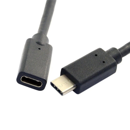 0.6m USB-C USB 3.1 Type-C Male to Type-C Female Extension Data Cable for Macbook Mobile Phone - 2
