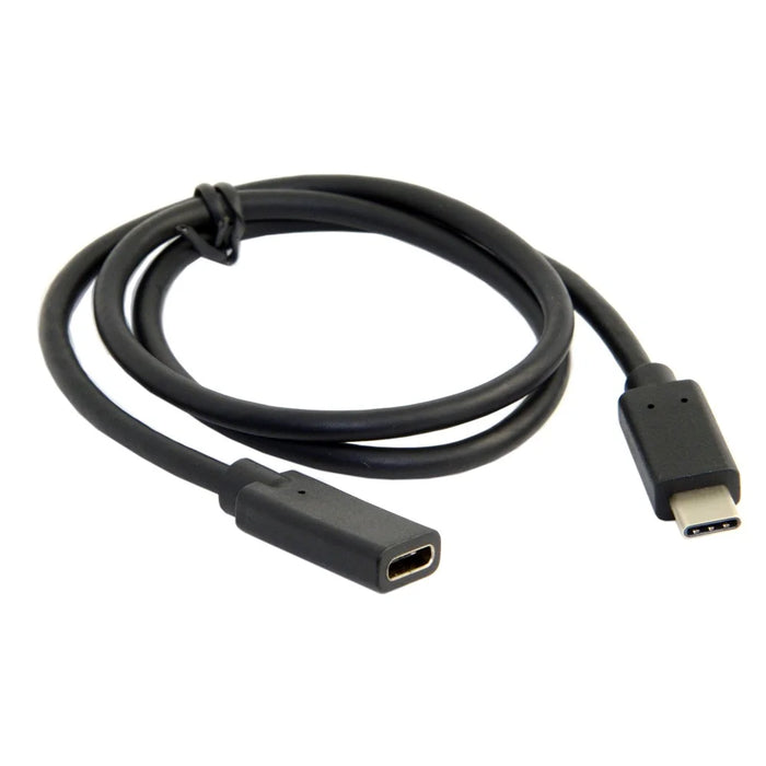 0.6m USB-C USB 3.1 Type-C Male to Type-C Female Extension Data Cable for Macbook Mobile Phone - 4