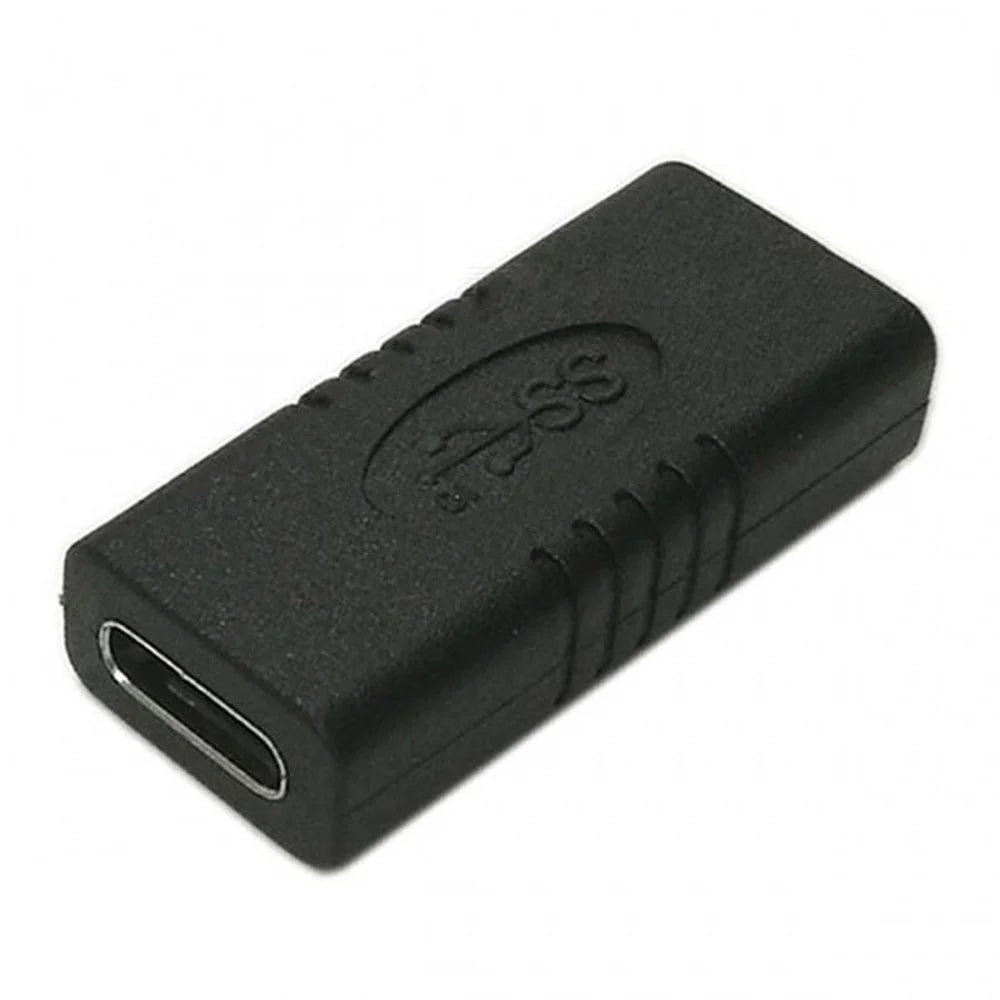 10Gbps USB 3.1 Type-C USB-C 24Pin Female to Female Extension Adapter for Cell Phone & Laptop - 1