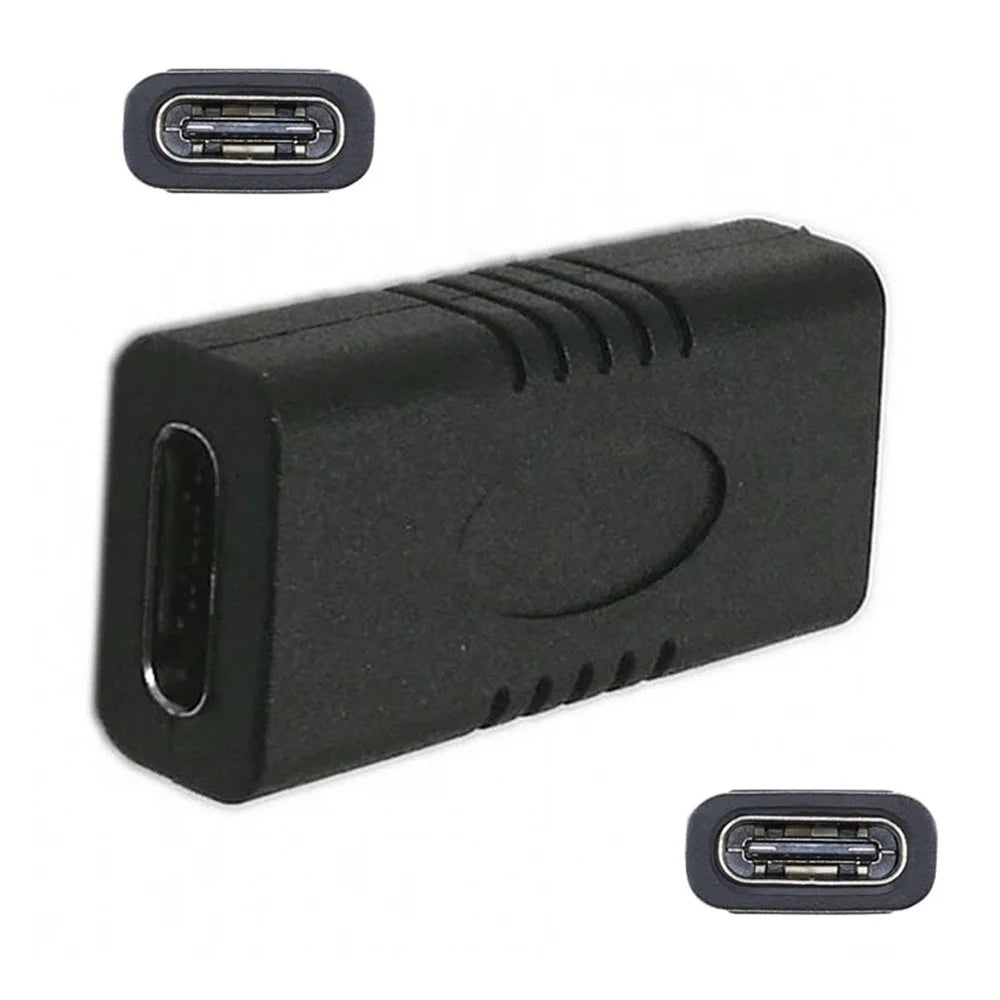 10Gbps USB 3.1 Type-C USB-C 24Pin Female to Female Extension Adapter for Cell Phone & Laptop - 4