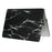 Marble Pattern Hard Case for MacBook Air 11.6-inch - White / Black - 1