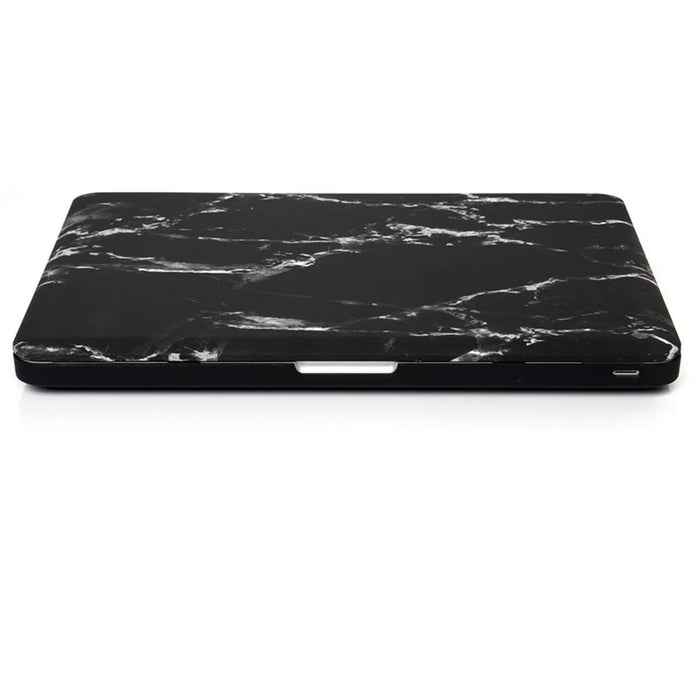 Marble Pattern Hard Case for MacBook Air 11.6-inch - White / Black - 6