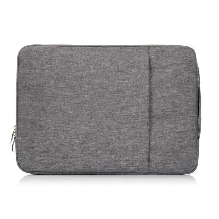 Jeans Cloth Fashionable 11.6-inch Notebook Bag Pouch Cover with Handle - Grey - 3