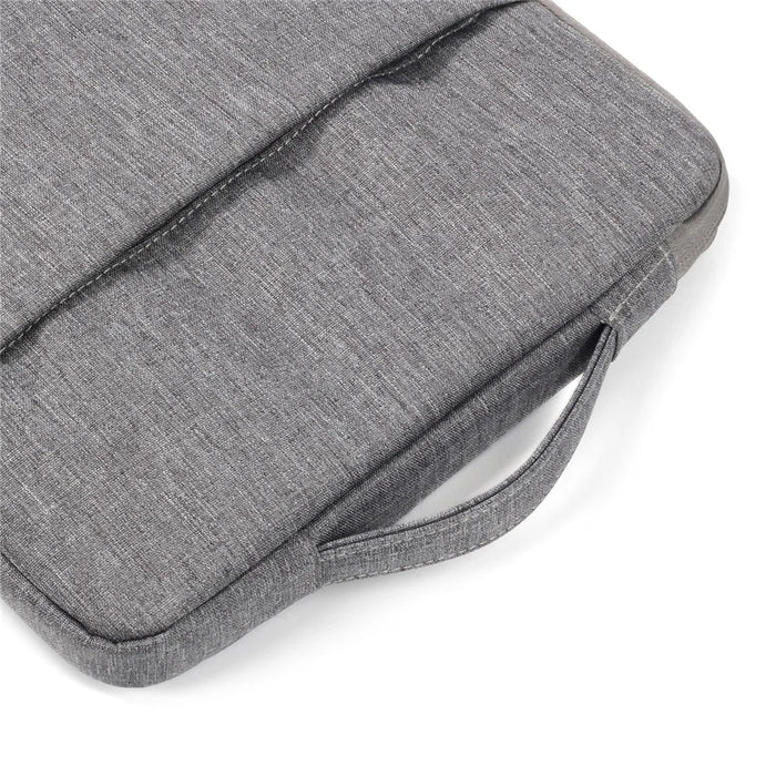 Jeans Cloth Fashionable 11.6-inch Notebook Bag Pouch Cover with Handle - Grey - 4