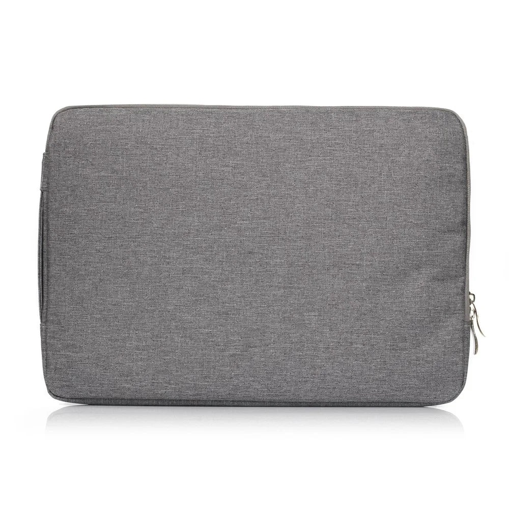 Jeans Cloth Fashionable 15.4-inch Notebook Bag Pouch Cover with Handle - Grey - 2
