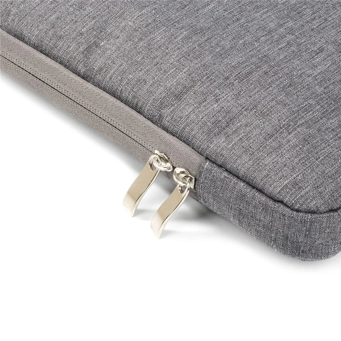 Jeans Cloth Fashionable 13.3-inch Notebook Bag Pouch Cover with Handle - Grey - 5