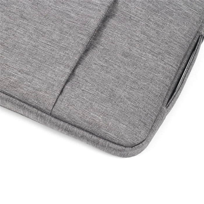 Jeans Cloth Fashionable 13.3-inch Notebook Bag Pouch Cover with Handle - Grey - 7