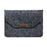 13.3-inch Felt Laptop Sleeve Bag Cover Well Managing Notebook Bag for Macbook Air/Pro 13.3 Inch etc. - Black - 1