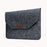13.3-inch Felt Laptop Sleeve Bag Cover Well Managing Notebook Bag for Macbook Air/Pro 13.3 Inch etc. - Black - 3