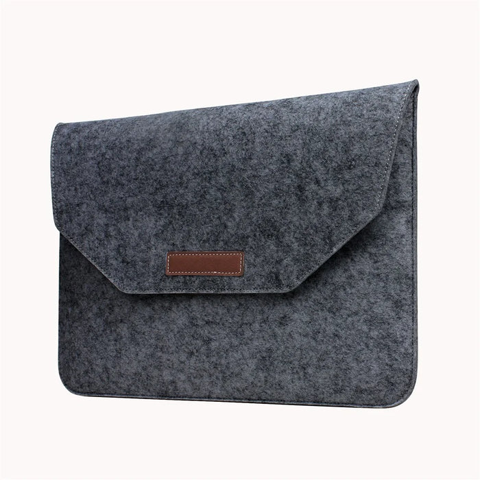 13.3-inch Felt Laptop Sleeve Bag Cover Well Managing Notebook Bag for Macbook Air/Pro 13.3 Inch etc. - Black - 3
