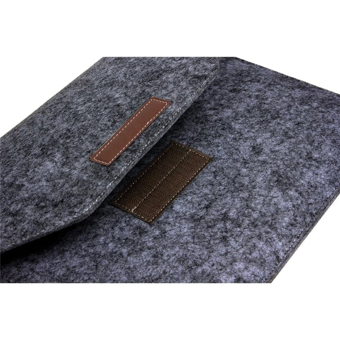 13.3-inch Felt Laptop Sleeve Bag Cover Well Managing Notebook Bag for Macbook Air/Pro 13.3 Inch etc. - Black - 5