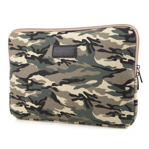 LISEN 13 inch Cool Camouflage Laptop Sleeve Bag Case, Size: 34.5 x 24.5 x 2 cm - Brown - 1
