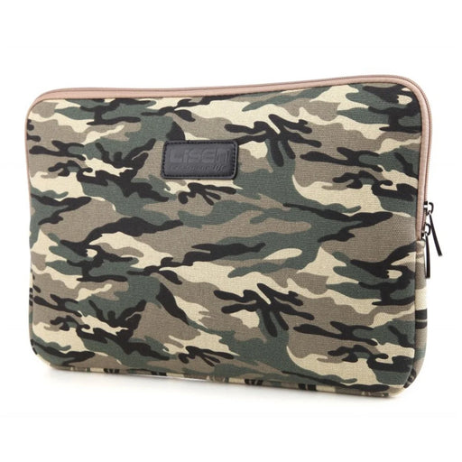LISEN 13 inch Cool Camouflage Laptop Sleeve Bag Case, Size: 34.5 x 24.5 x 2 cm - Brown - 1