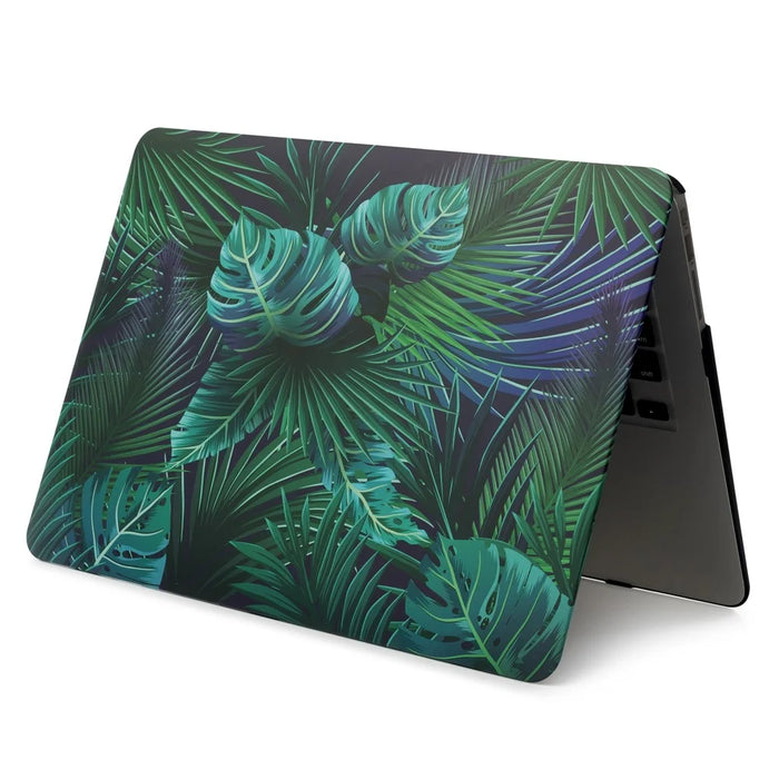 Patterned Frosted Hard PC Case for MacBook Pro 13-inch (2016) A1706/A1708/A1989/A2159/A2251/A2289/A2338 - Leaf Pattern - 4