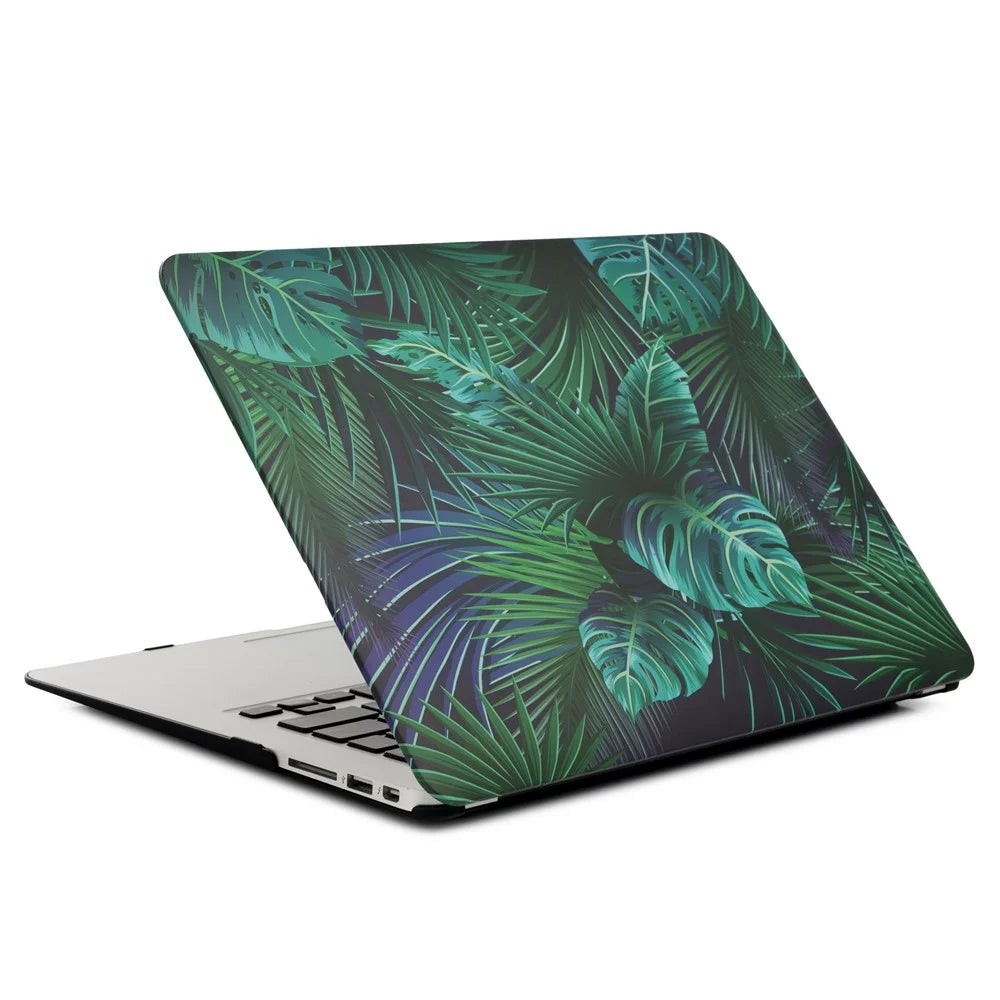 Pattern Printing Plastic Protector Cover Shell for MacBook Pro 15-inch (2016) 15.4" - Green Leaves - 2