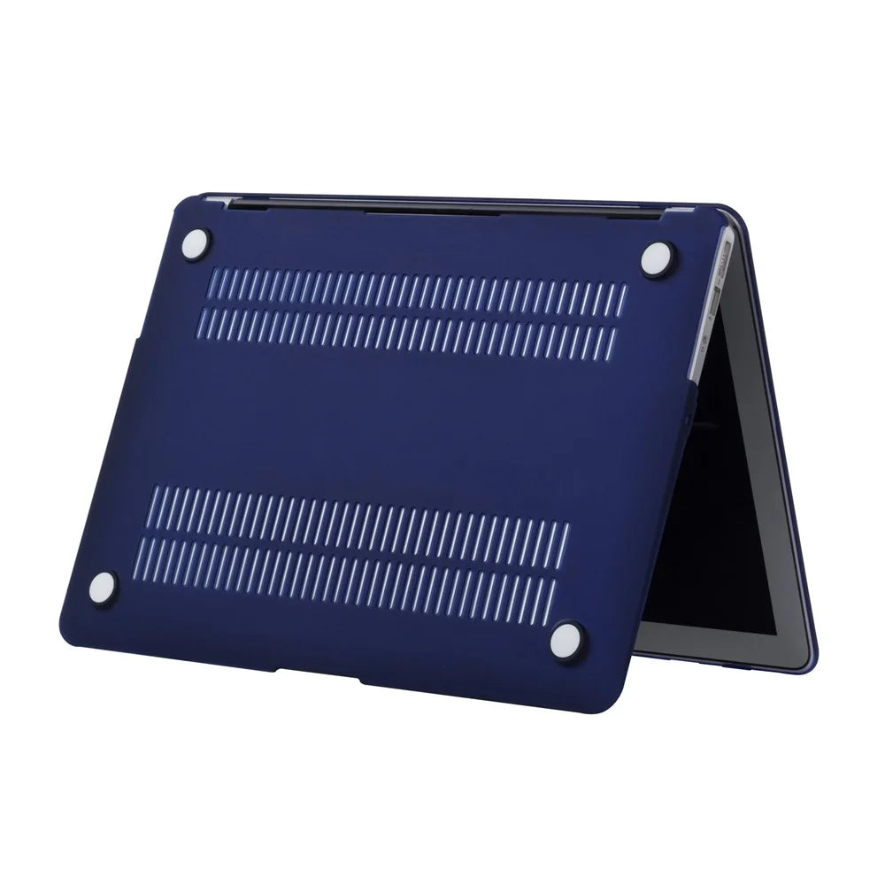 Frosted Hard PC Case for MacBook Pro 13-inch (2016) A1706/A1708/A1989/A2159/A2251/A2289/A2338 - Dark Blue - 5