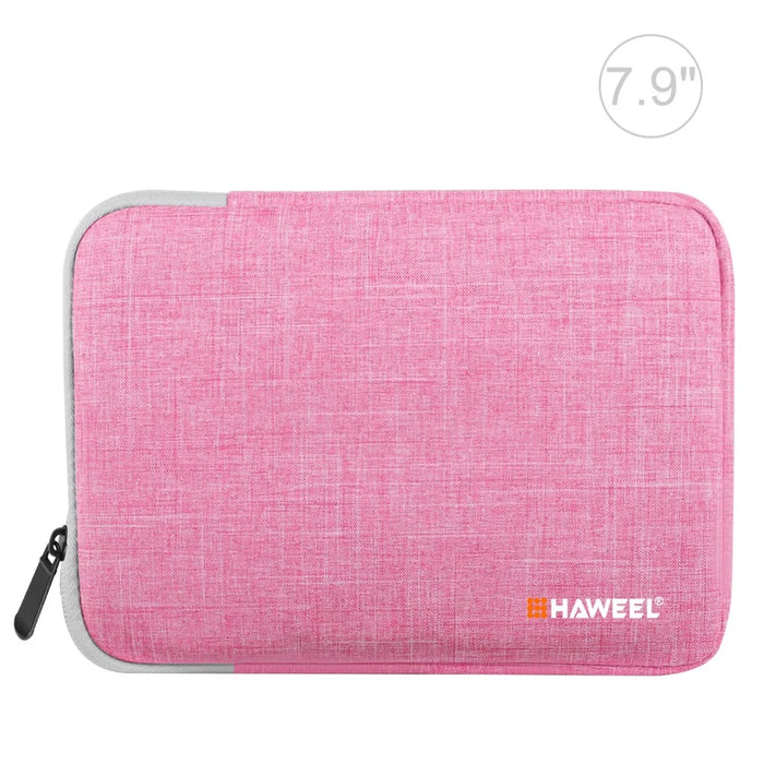 HAWEEL Splash-proof Shockproof Oxford Pouch Case Sleeve Bag for 7.9-inch Tablets - Pink - 1