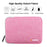HAWEEL Splash-proof Shockproof Oxford Pouch Case Sleeve Bag for 7.9-inch Tablets - Pink - 2